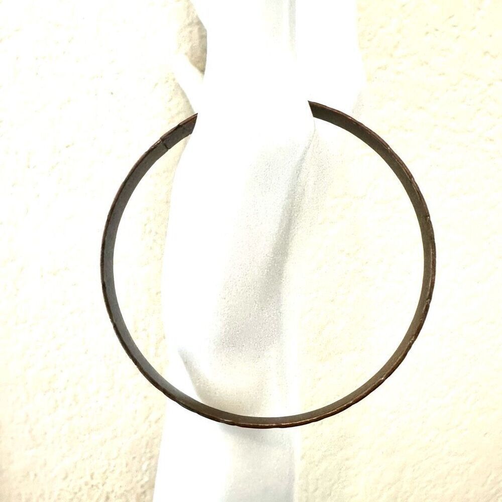 Copper bangle bracelet - Picture 6 of 8